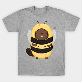 BEEaver, Cute Wholesome Beaver in a Bee costume T-Shirt